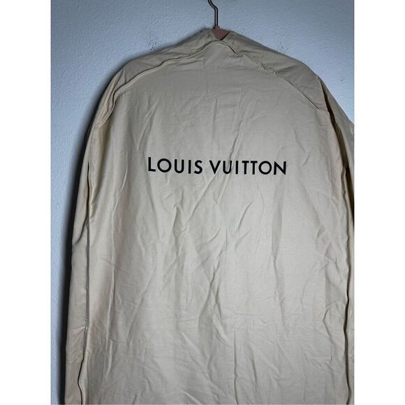 Authentic Louis Vuitton Cotton Long Tan Garment Bag 47”x23” - Picture 2 of 13